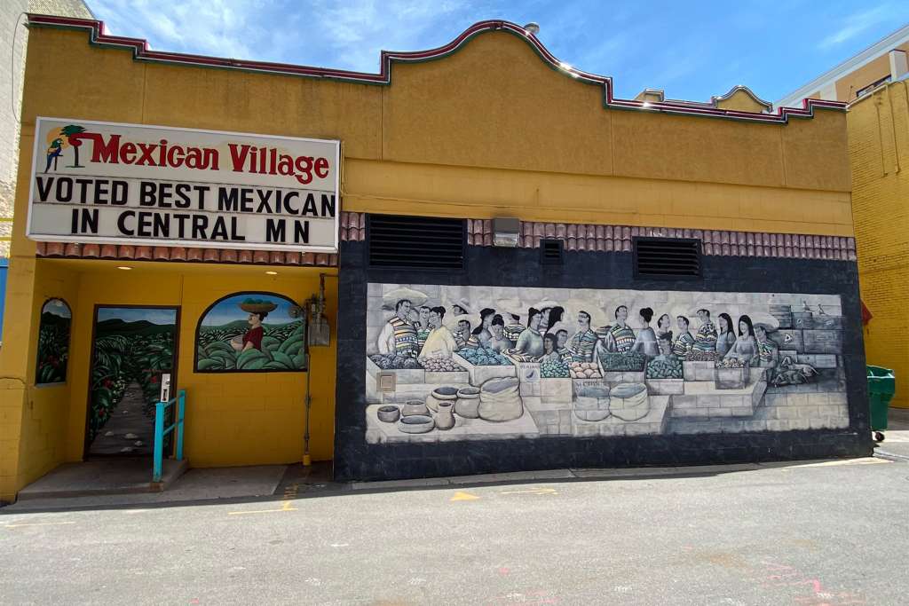Mexican Village Mural